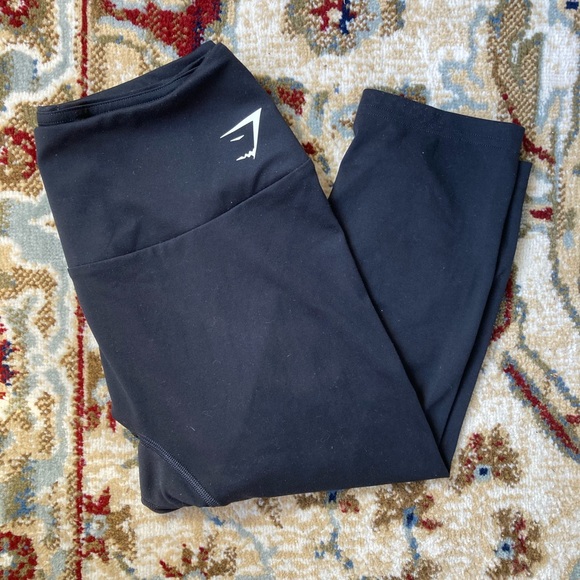 Gym shark cropped black leggings - Picture 2 of 3